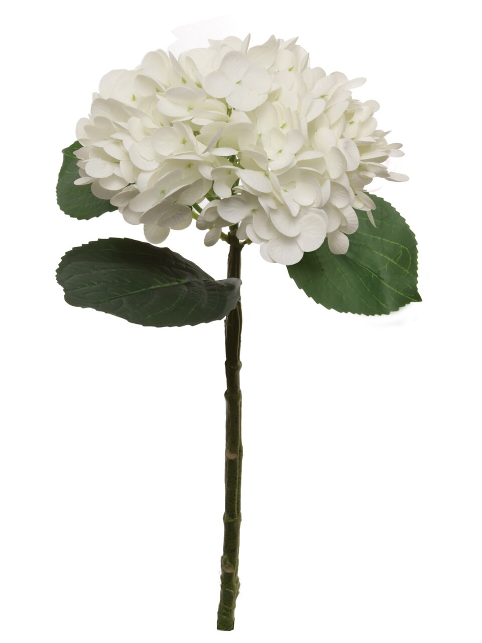 4 Pack 22" Real-Touch White Hydrangea – 7" Diameter Faux Flower, Lifelike Silk Bloom for Home Décor, Wedding, Centerpiece, DIY Arrangements